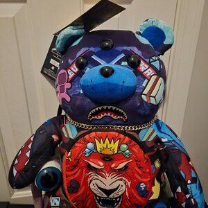 Sprayground limited edition bear backpack extremely nice rare sold out everywher